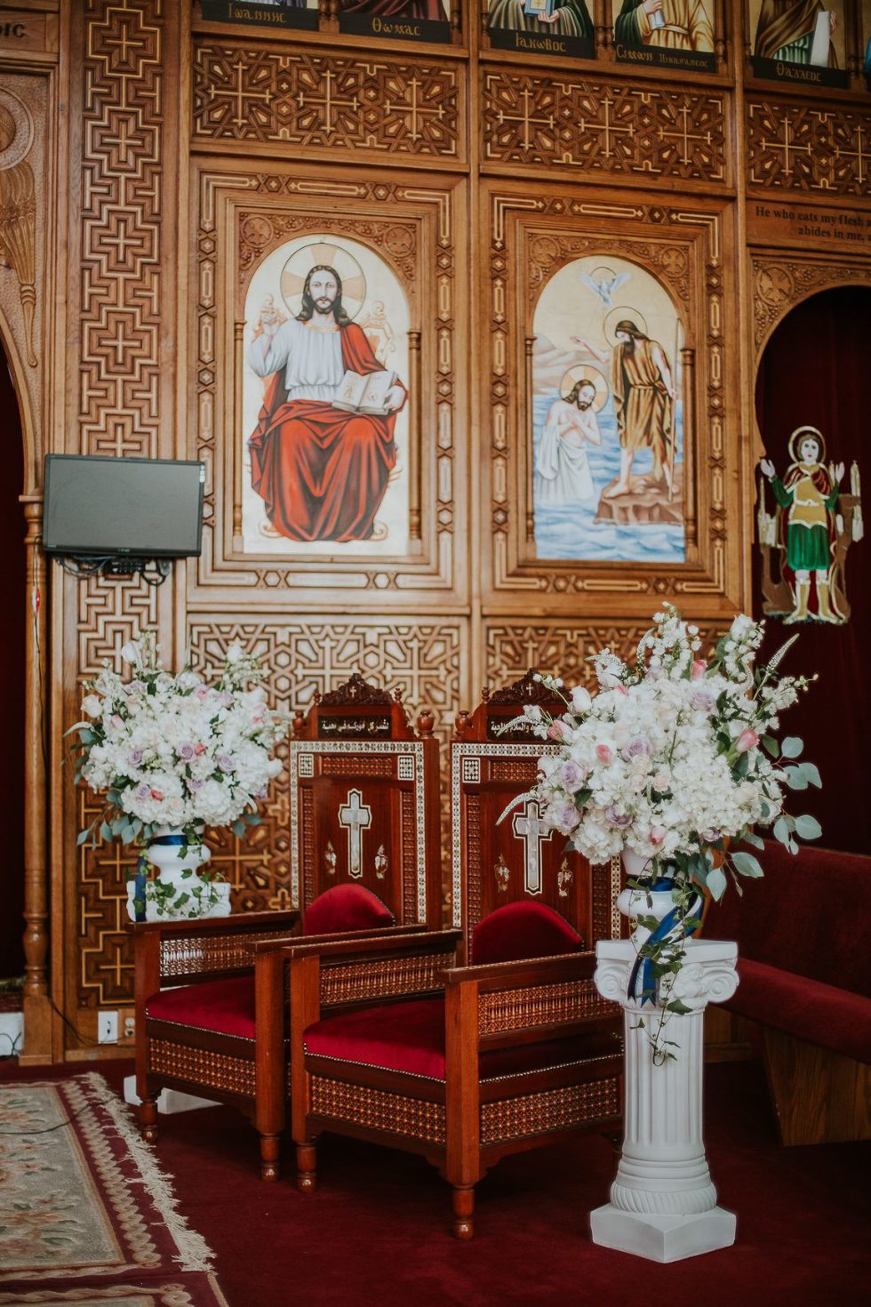 coptic engagement church alter