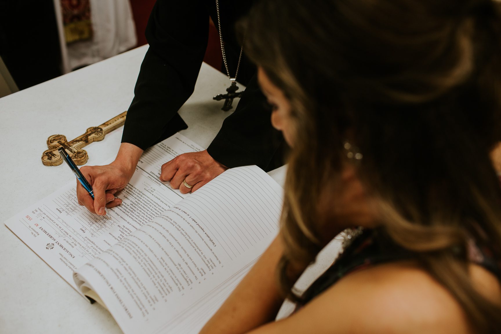 signing the betrothal contract coptic engagement