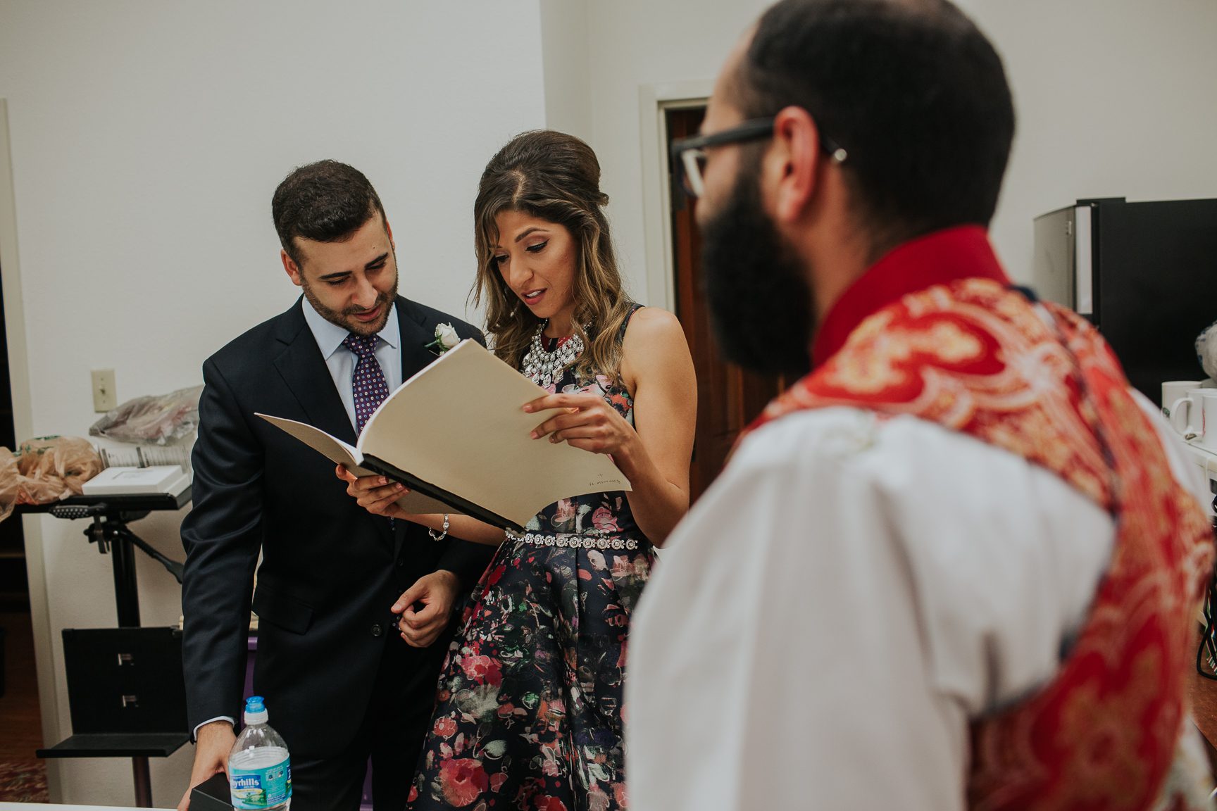 signing the betrothal contract coptic engagement